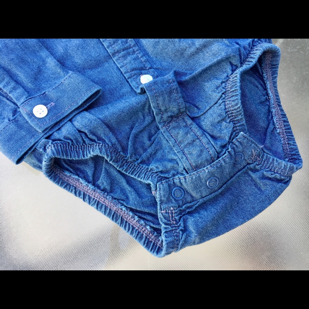 3-PC bodysuit, Pants & bowtie Set 👶 - Picture 3 of 8